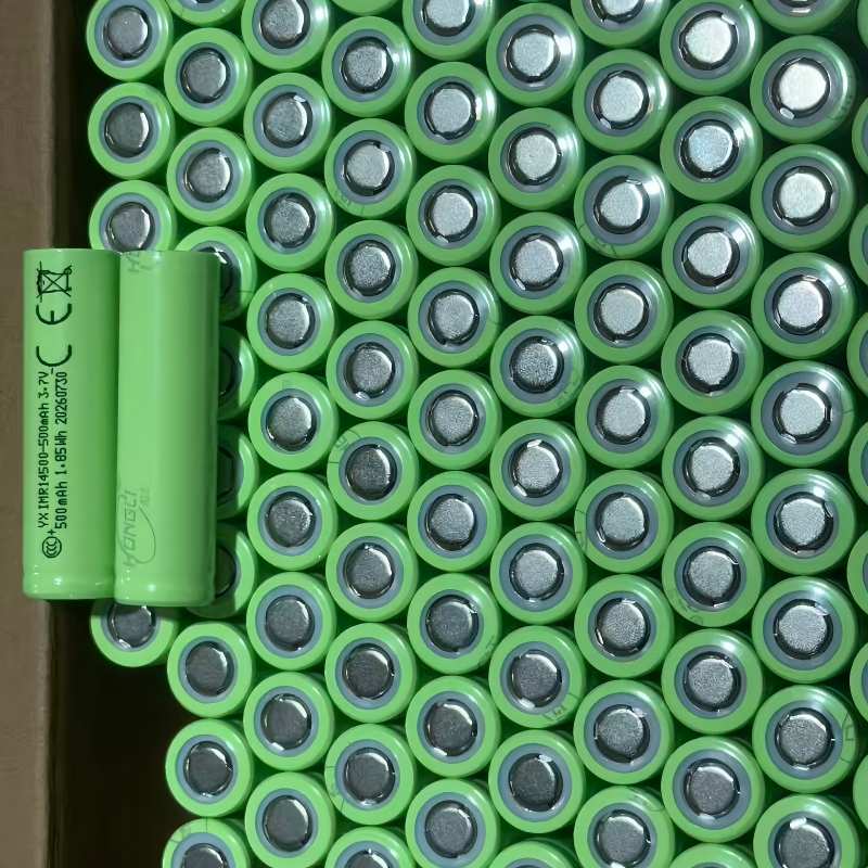 IMR14500 500mAh Li-ion Cell | 3.7V Small Cylindrical Rechargeable Lithium Battery Cell - 3